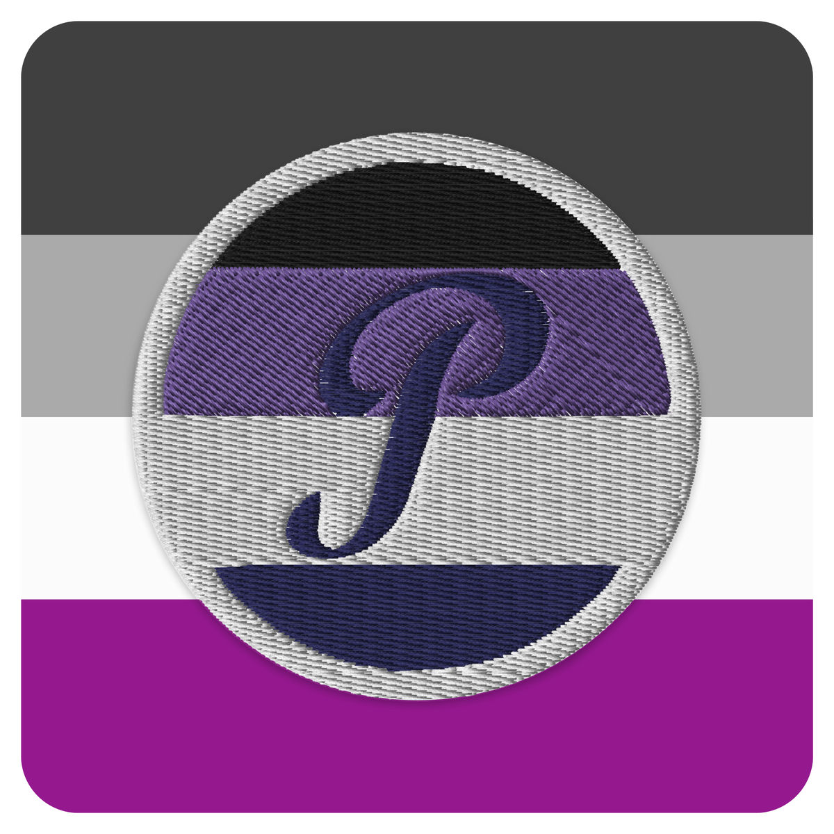ASEXUAL PRIDE NÁŠIVKA