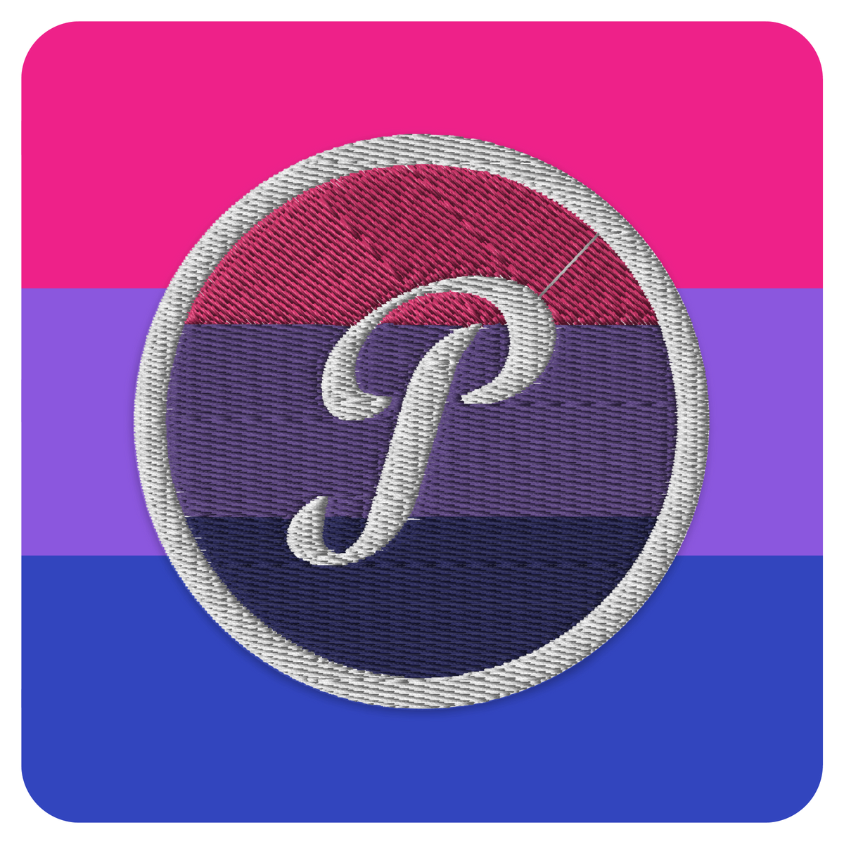 BISEXUAL PRIDE NÁŠIVKA