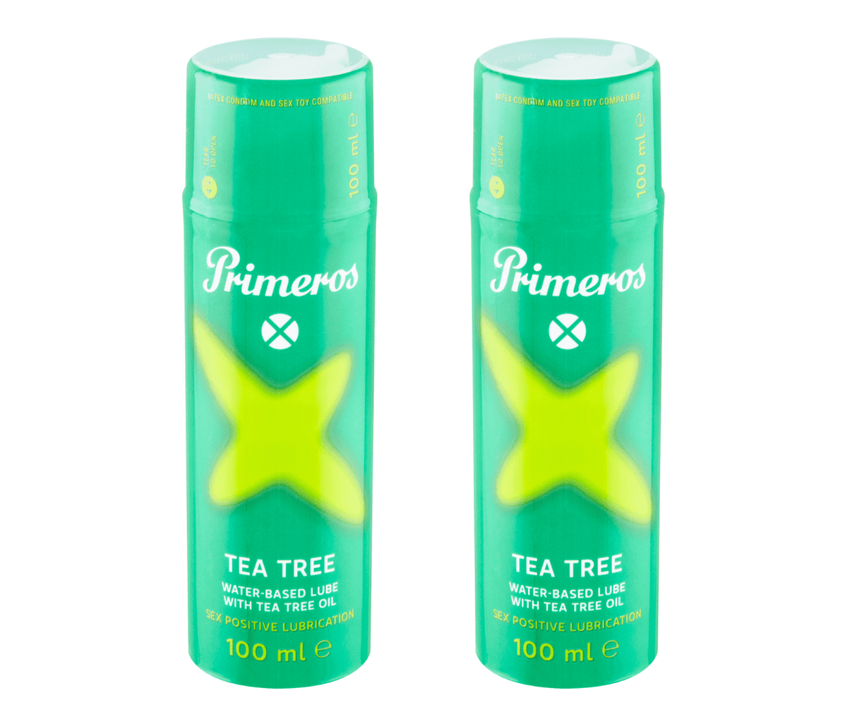 AKCE 1+1 ZDARMA Primeros Tea Tree Vegan Lubrikant S Výtažkem Z Čajovníku Australského 2x100ml